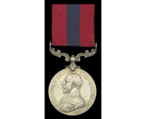 A Great War ‘German East Africa’ D.C.M. awarded to Regimental Sergeant Major T. West, 5th Regiment, South African Infantry  D