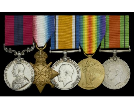 A Great War ‘Western Front’ D.C.M. group of five awarded to Temporary Warrant Officer Class I S. H. Franey, 23rd (1st Sportsm