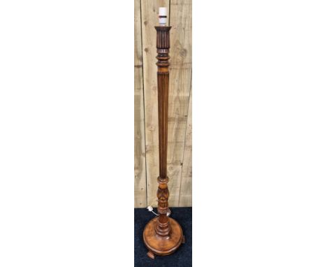 19th century column design standard floor lamp [159cm high] 