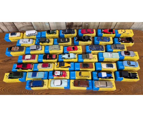A collection of 41 Corgi Solido models cars; A century of cars models mint with boxes 