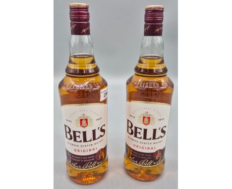 Two bottles of Bells Scotch blended Scotch whisky [1 litre bottles] 