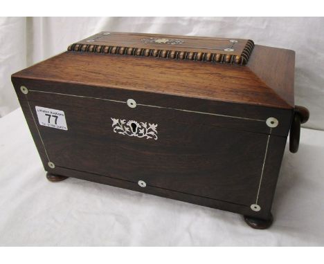 Sarcophagus tea caddy