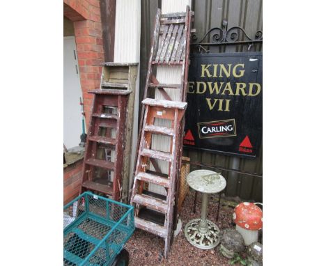 2 sets of step ladders