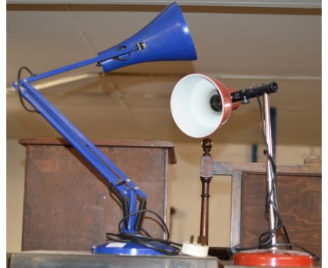 2 VINTAGE ANGLE POISE LAMPS     