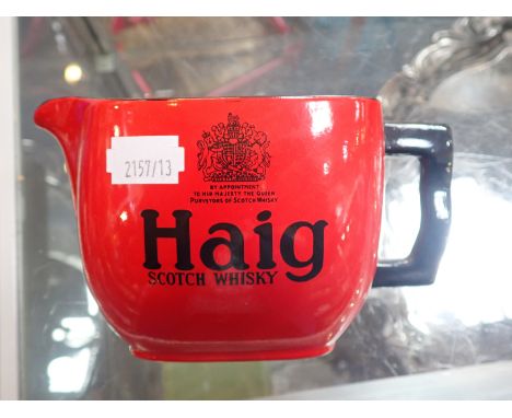 A CARLTON WARE 'HAIG' WATER JUG with matching ashtray