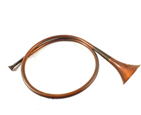A Copper hunting horn