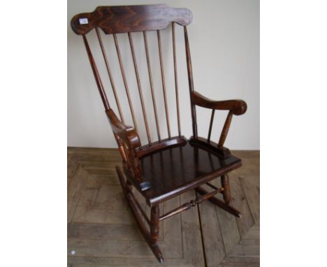 Stick back rocking chair