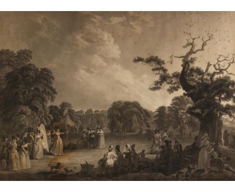 After Robert Smirke RA (British, 1753-1845) and John Emes (British, 1762–1810),'A Meeting of the Society of Royal British Arc