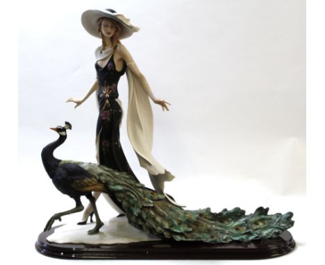 Giuseppe Armani, Florence limited edition (159/750) ceramic figures "Proud and Beautiful", 75cm high