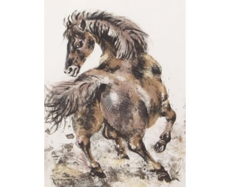  AR Hans Erni (1909-2015)  "Le Cheval (The Horse)"  lithograph, circa 1953, 33 x 25cm Provenance: Goldmark Gallery, Uppingham