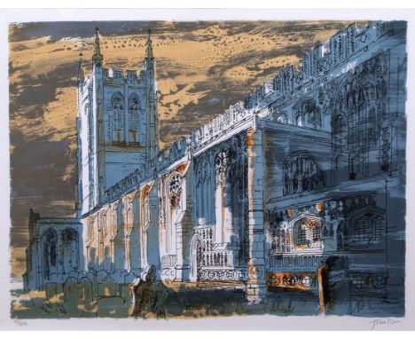 AR JOHN PIPER CH (1903-1992)  "Long Melford Church"  lithograph, signed and numbered 221/275 in pencil to lower margin, 46 x 