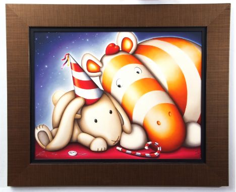  AR Peter Smith (born 1967) "Party Animals" coloured print, signed and numbered 20/150 in pen to lower left image, 50 x 65cm
