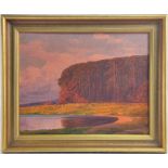 Rudolf HELLGREWE (1860-1926) 'Märkischer See im Abendrot'