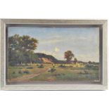Karl Bennewitz von Löfen (1826 Thorn-1895 Eutin) 'Kornernte'