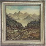 Bewaldete Berglandschaft