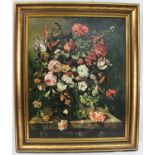 Blumenstillleben im altmeisterlichen Stil