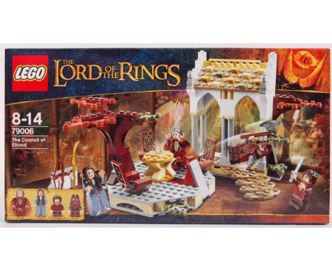 A Lego Lord Of The Rings set 79006 ' The Council Of Elrond '. Factory sealed, unused and as new. Contains four minifigures fr