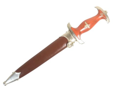 A WWII Second World War Third Reich Nazi German SA Officers dress dagger with Ernst Rohm inscription. The dagger having a sha