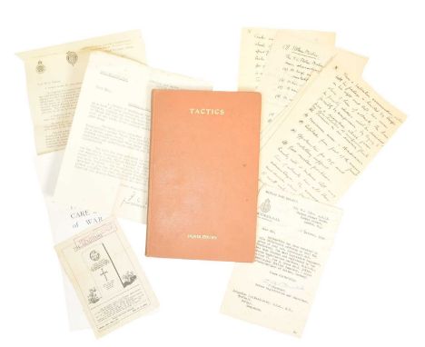1930 Tactics, an Elementary Treatise for use in Indian Universities by Capt. J. W. Pendlebury, M. C. The East Lancashire Regi