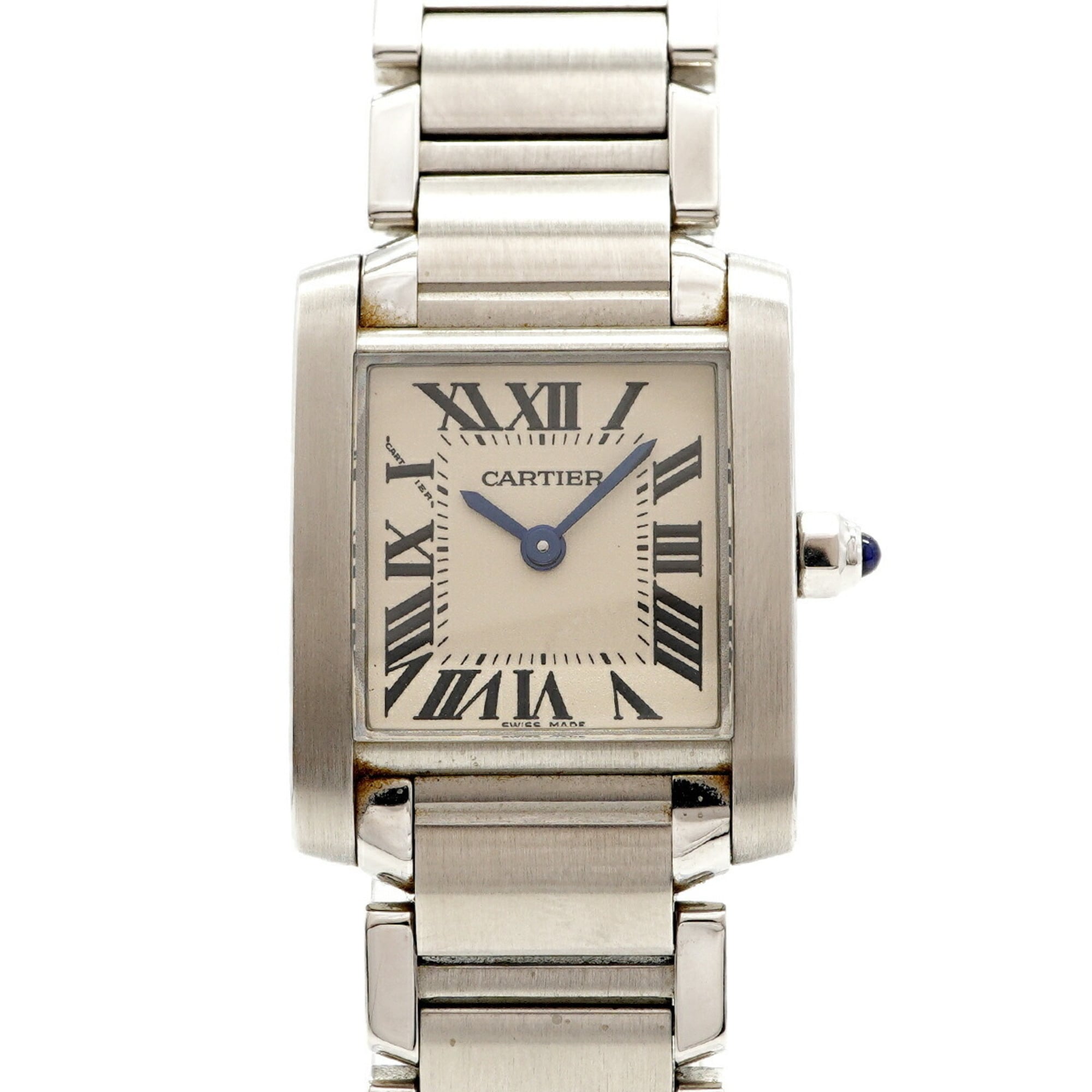 Cartier Tank Française SM W51008Q3 Ivory Dial Women\'s Watch