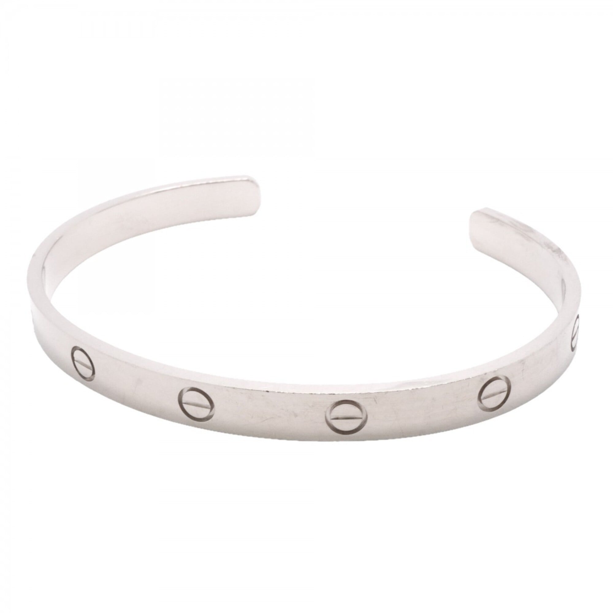 Cartier Love Bracelet 18K White Gold Men\'s Bangle P3044265