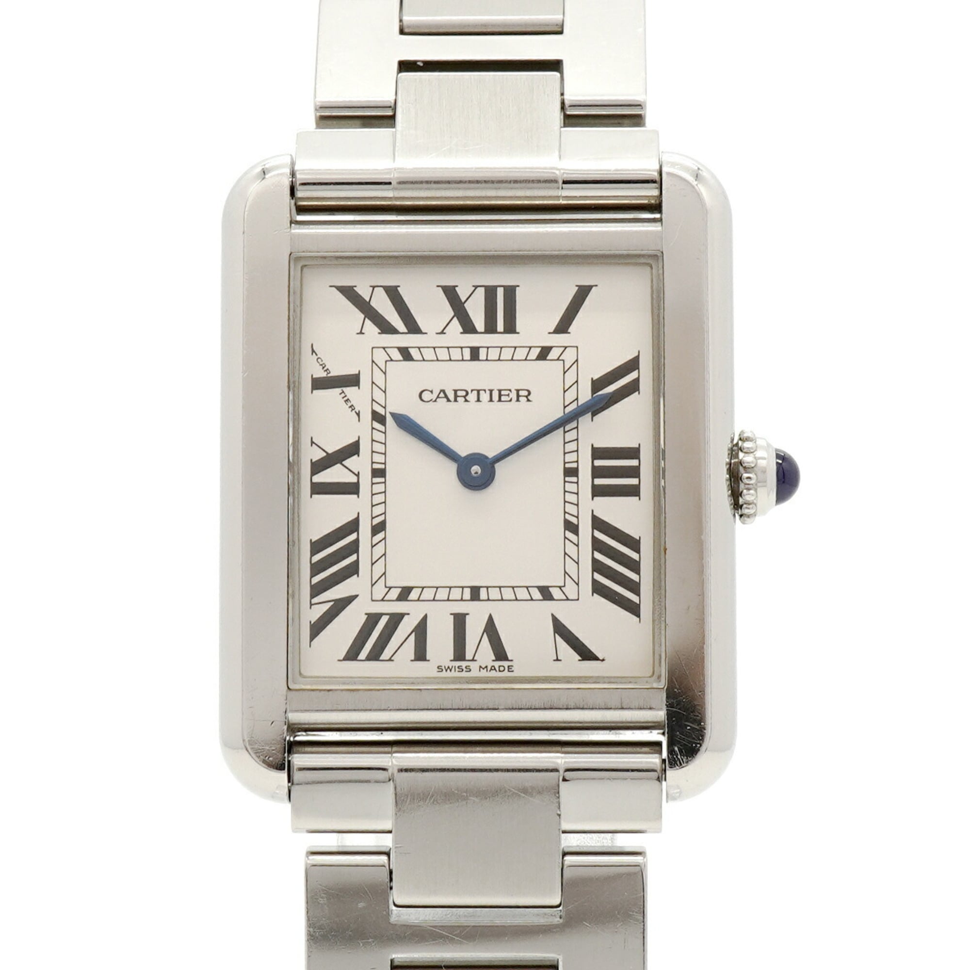 Cartier Tank Solo SM W5200013 Silver Dial Women\'s Watch