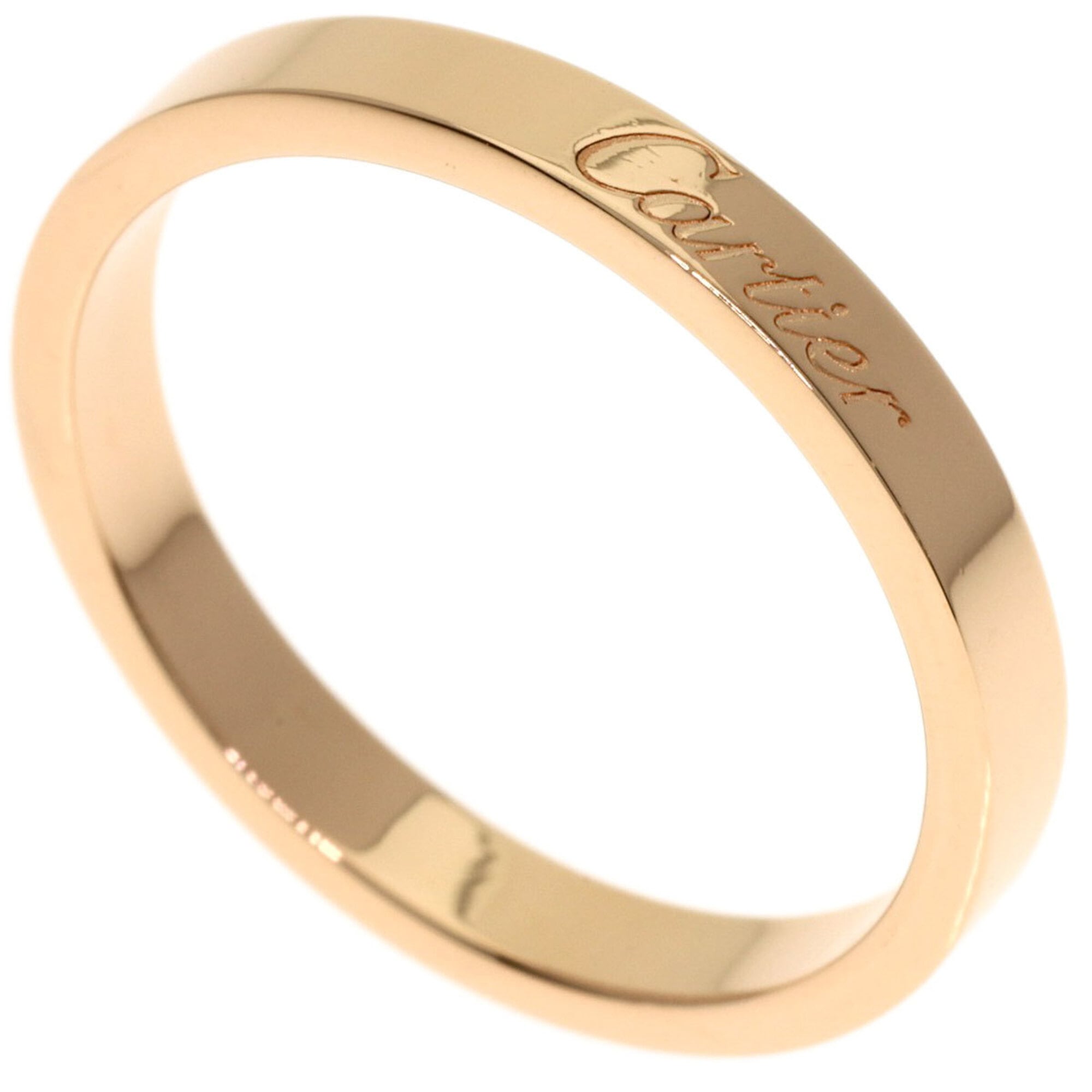Cartier C de #59 Ring, 18K Pink Gold, Women\'s, CARTIER