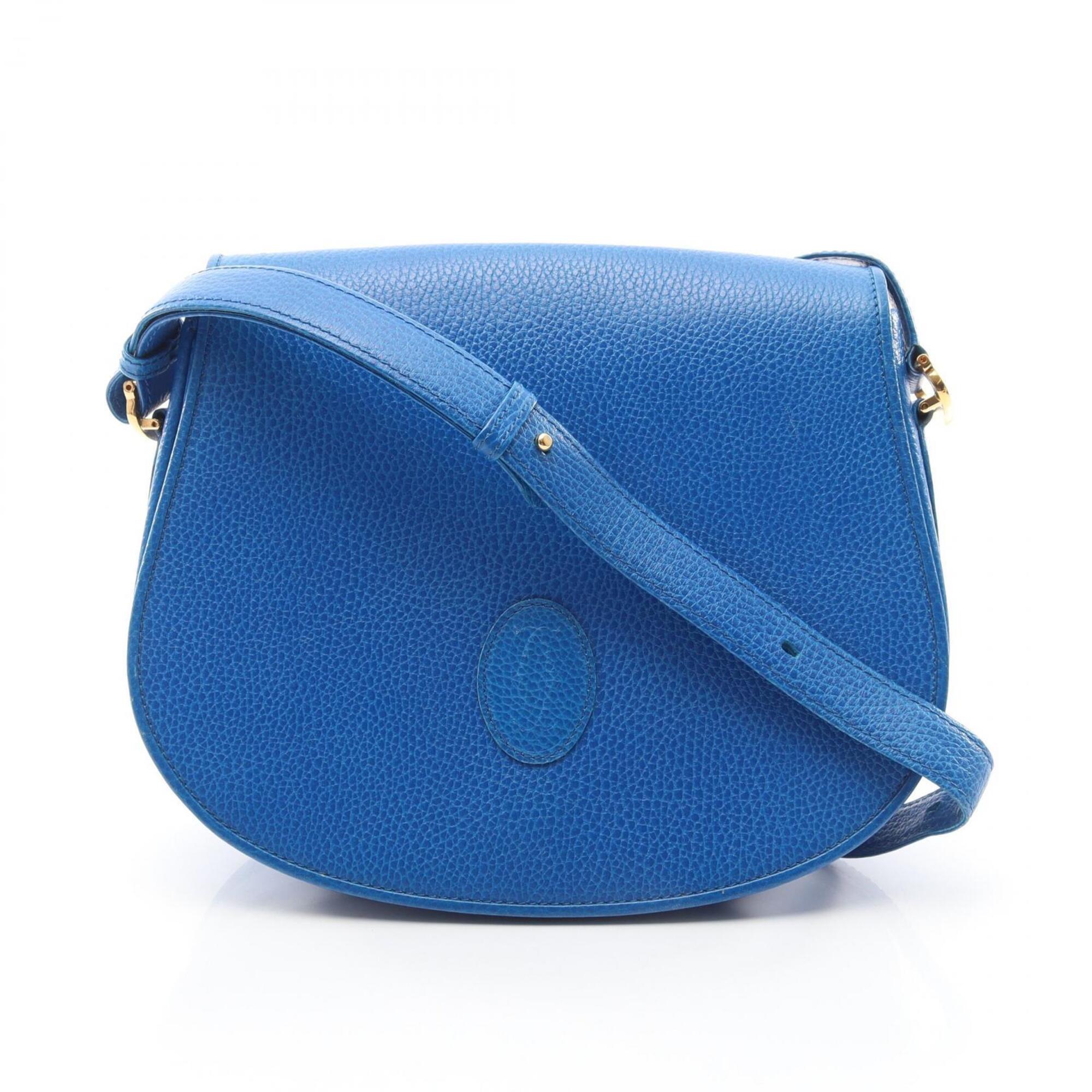 Cartier Must Line Shoulder Bag/Handbag, Leather, Women\'s, Blue