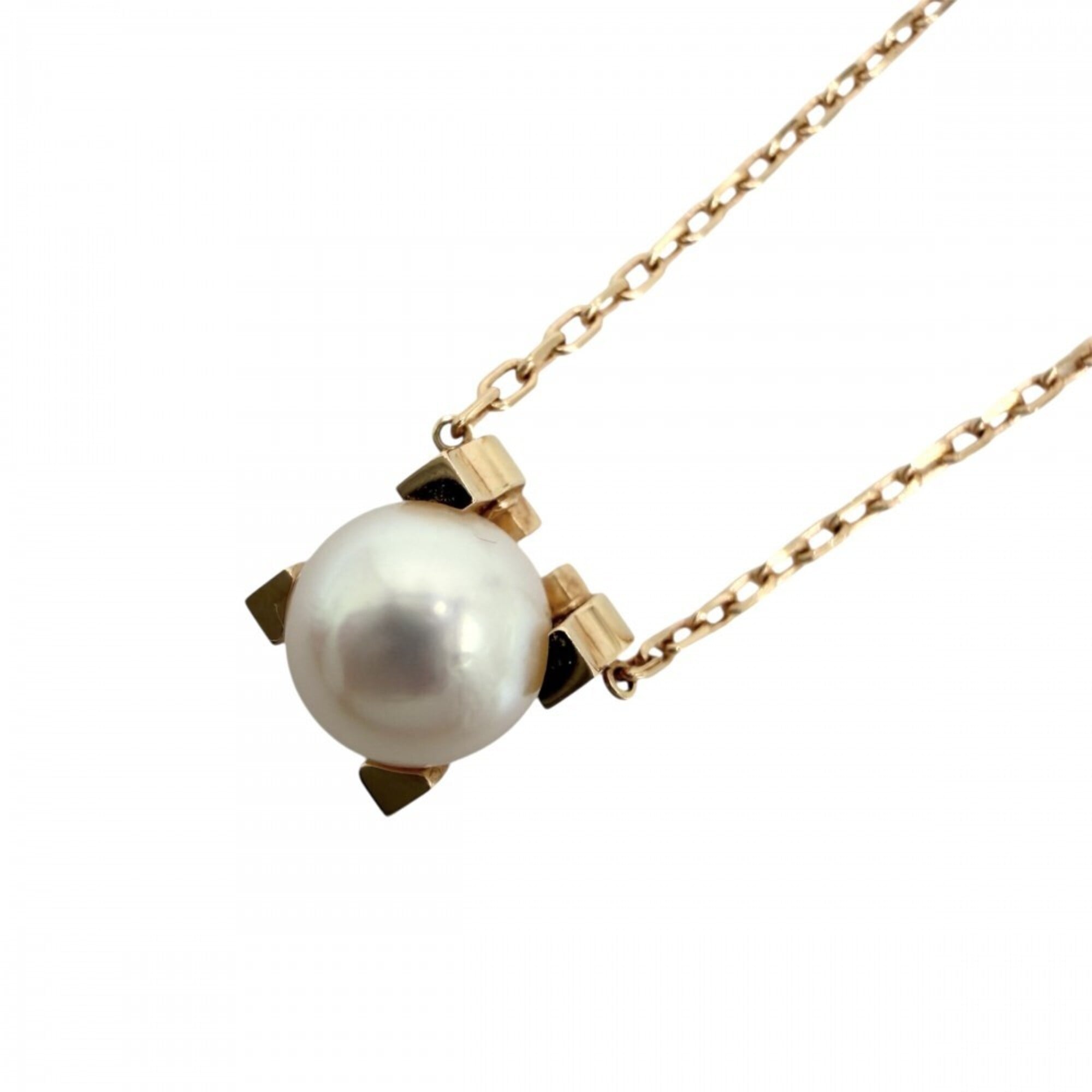 Cartier C de Necklace for Women, Pendant, Jewelry Accessory, Adjustable, 18K Pink Gold (Au750), Pear