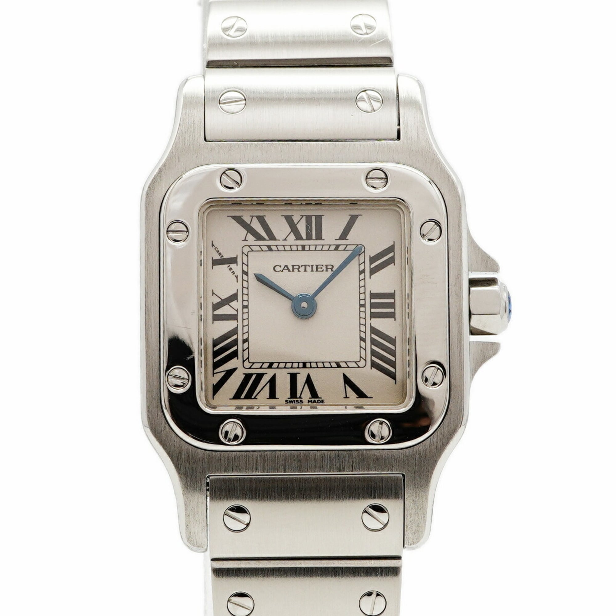 Cartier Santos Galbee SM W20056D6 White Dial Women\'s Watch