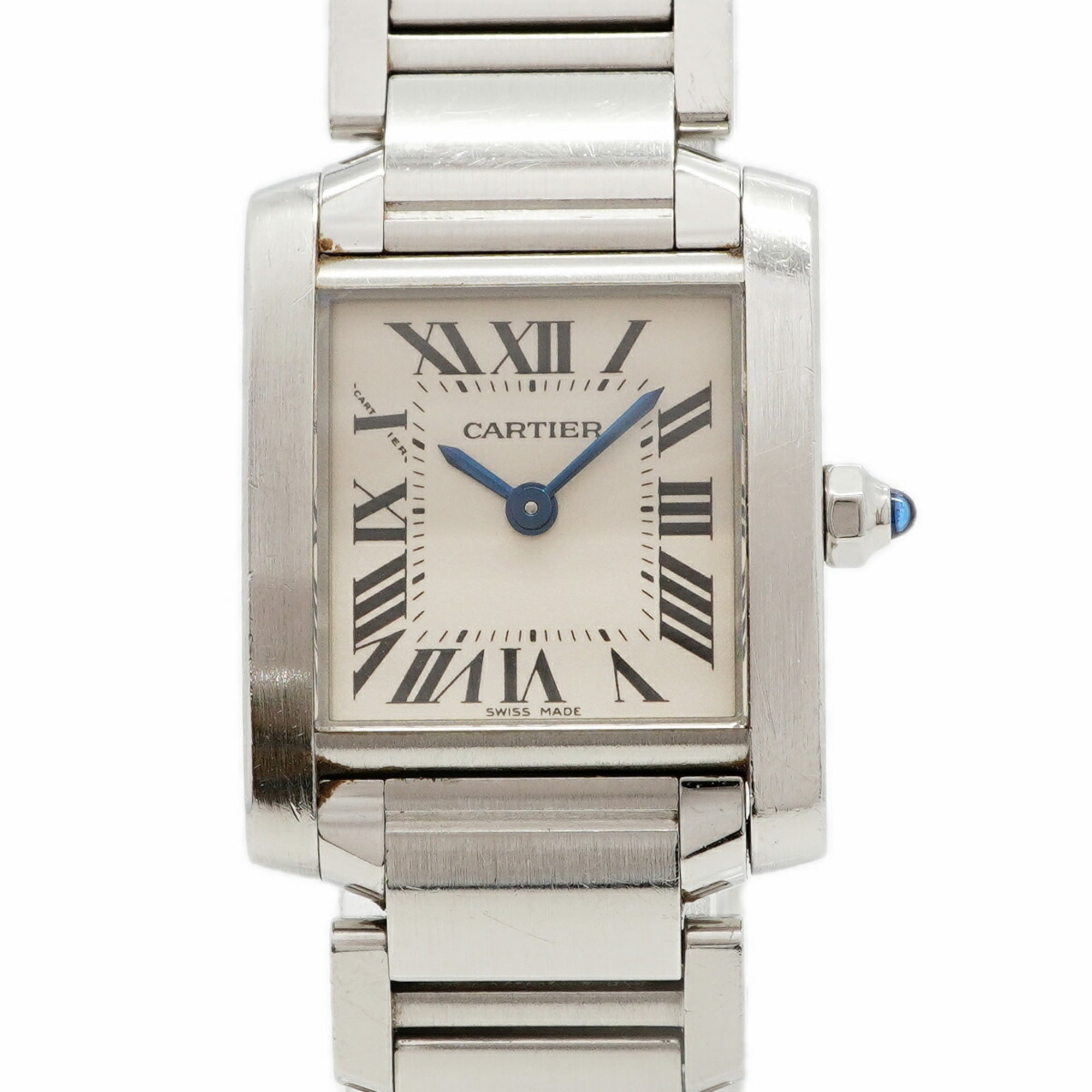 Cartier Tank Française SM W51008Q3 Ivory Dial Women\'s Watch