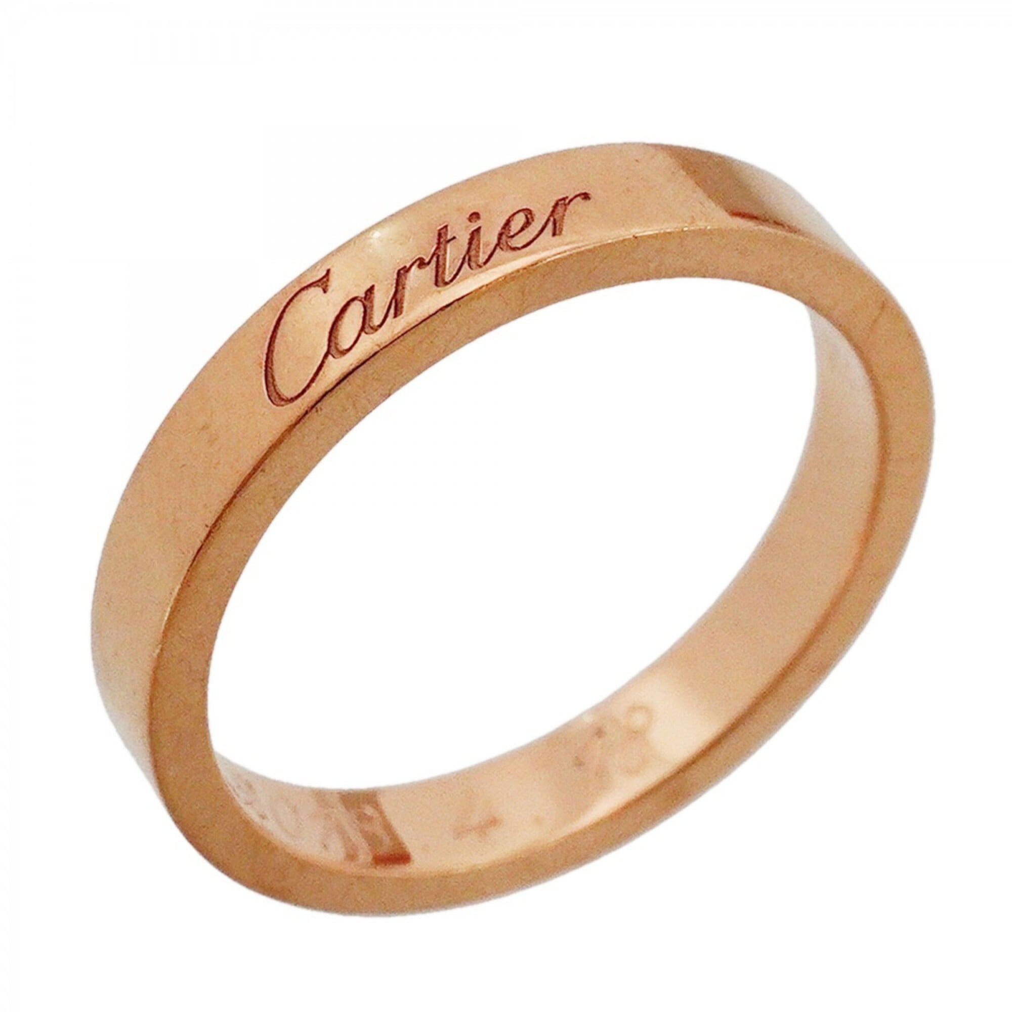 Cartier C de Ring, 18K Pink Gold, Size 51, Ladies\', P3032445