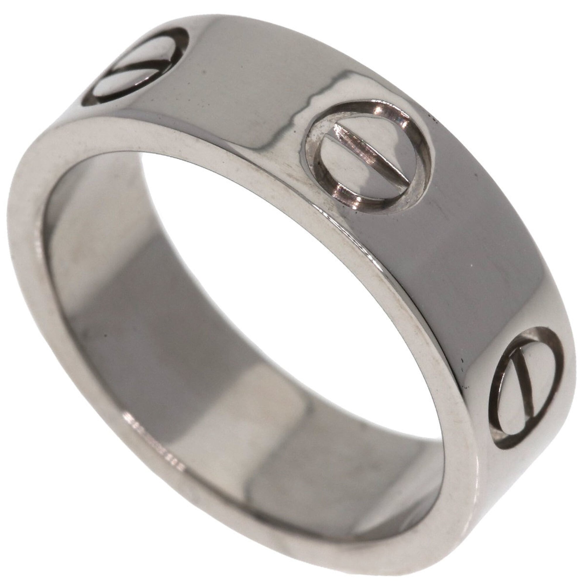 Cartier Love Ring #48, 18K White Gold, Women\'s Ring, CARTIER