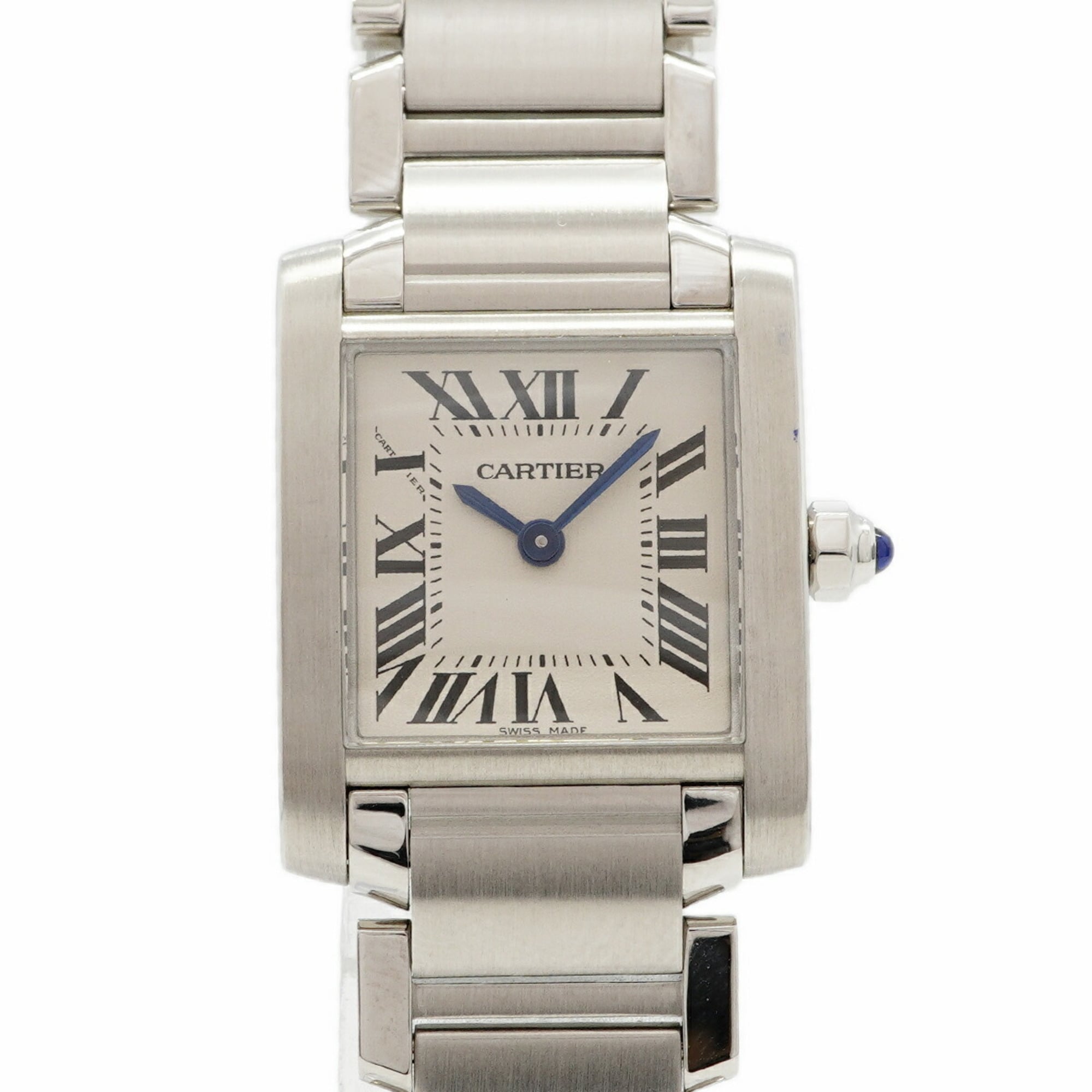 Cartier Tank Française SM W51008Q3 Ivory Dial Women\'s Watch