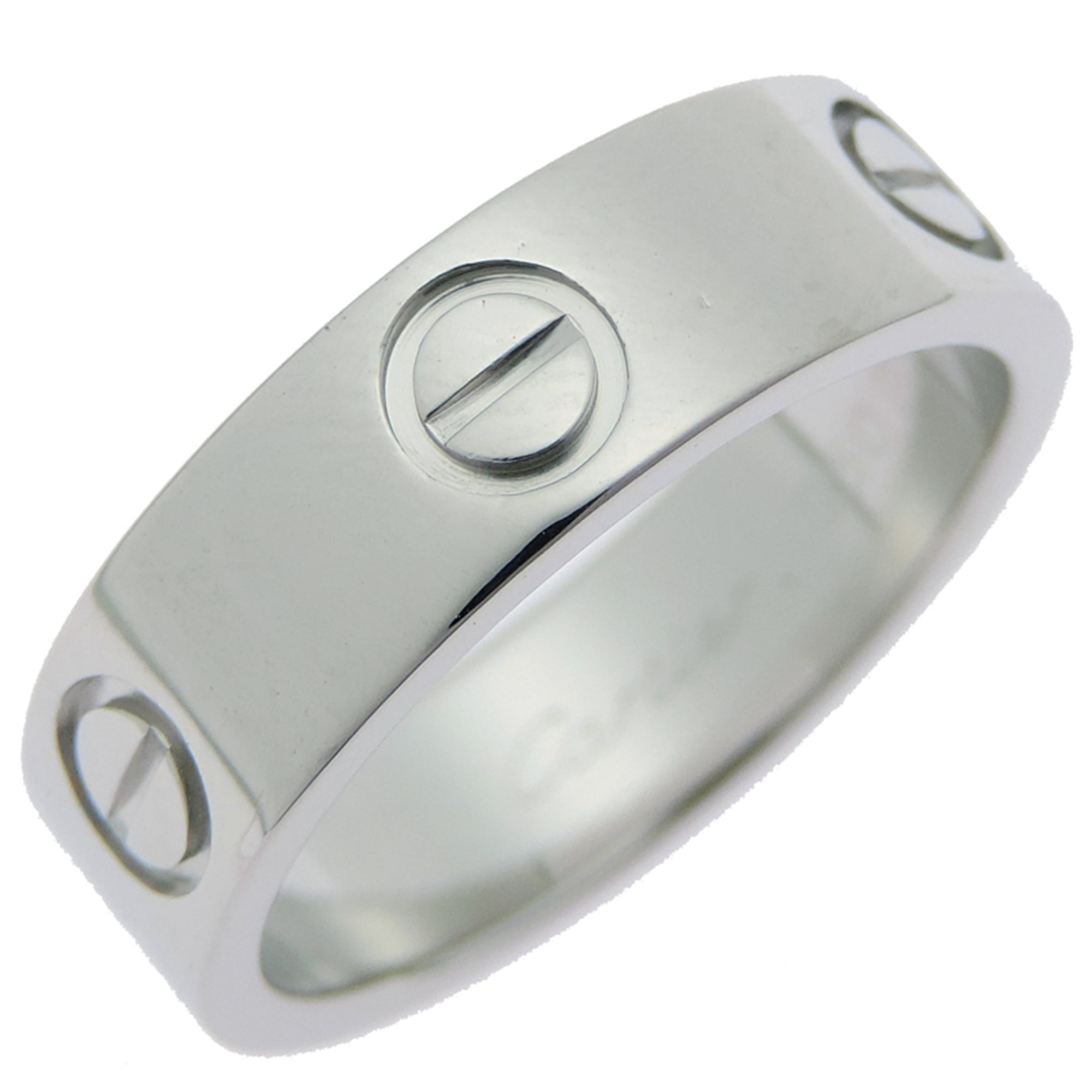 Cartier Love #53 Women\'s/Men\'s Ring B4084900 Pt950 Platinum