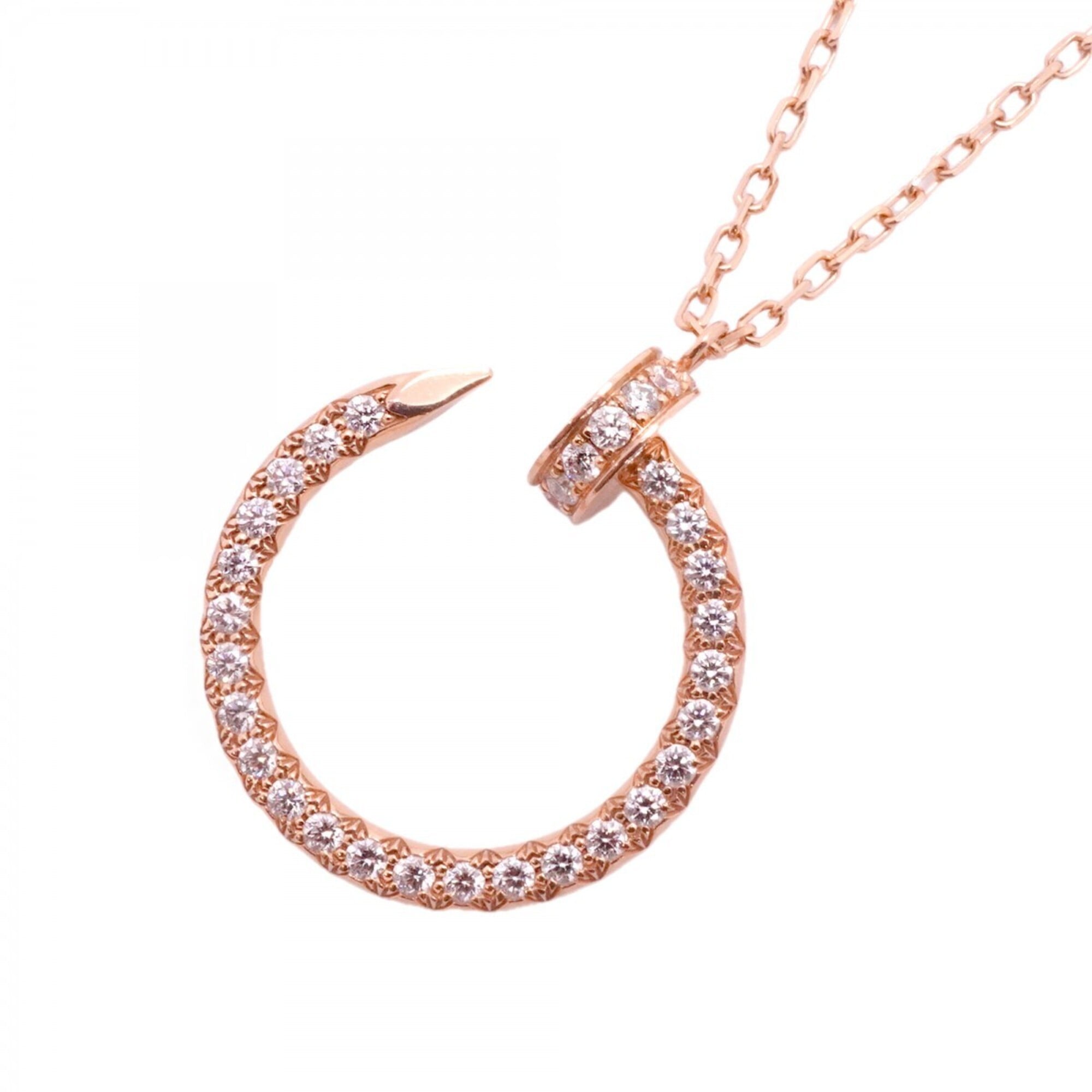 Cartier Juste un Clou Necklace, 18K Pink Gold, Diamond, Women\'s