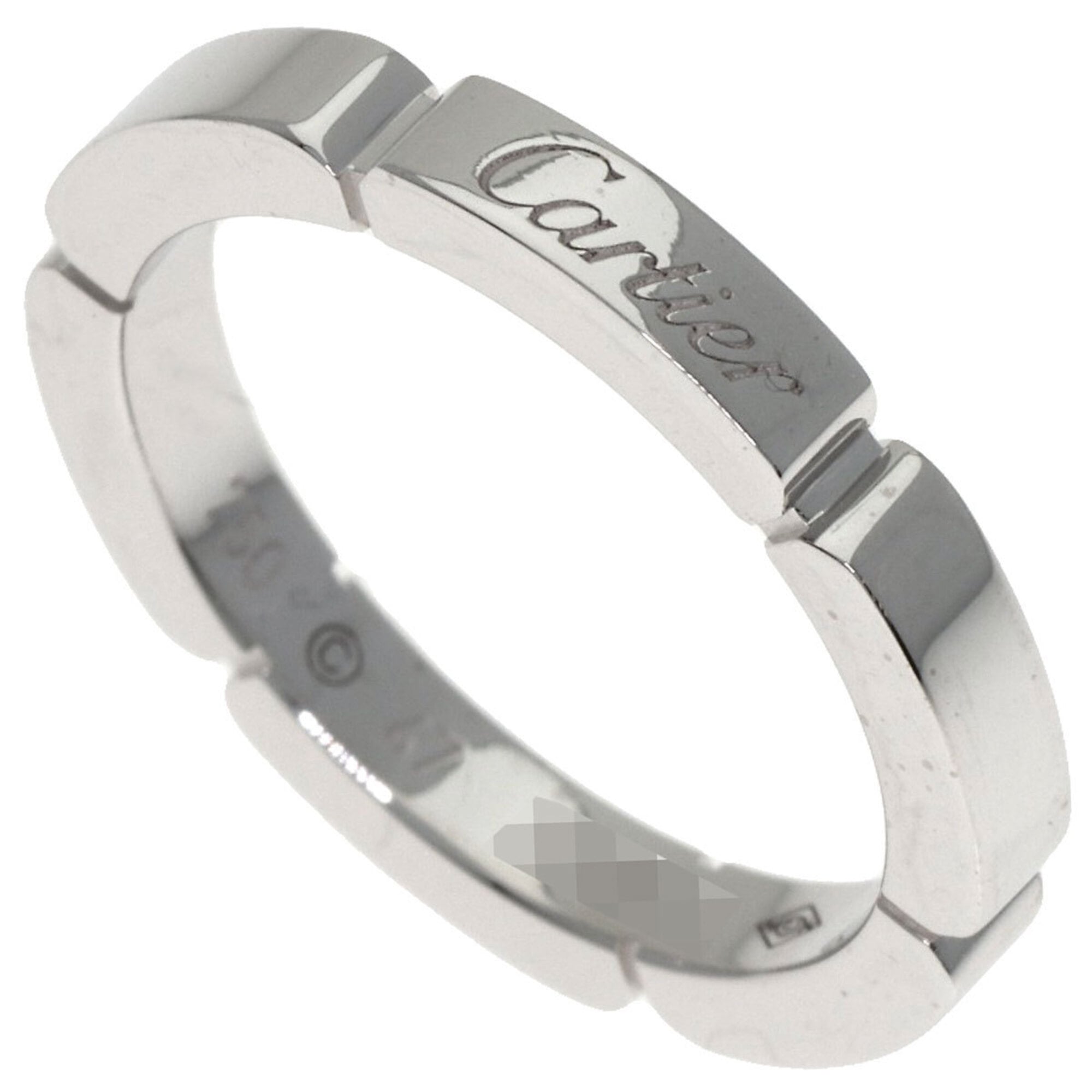 Cartier Maillon Panthère #47 Ring, 18K White Gold, Women\'s, CARTIER