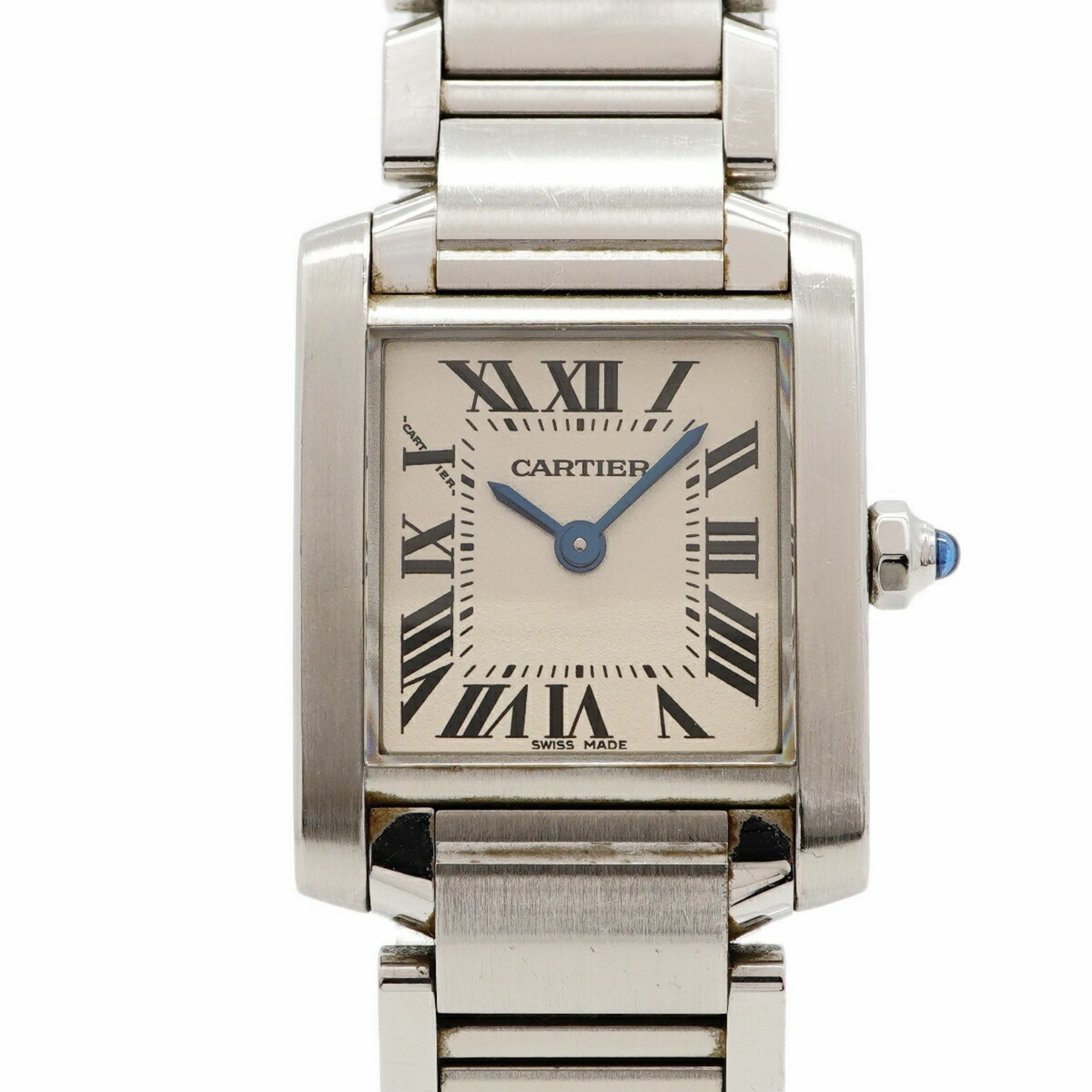 Cartier Tank Française SM W51008Q3 Ivory Dial Women\'s Watch