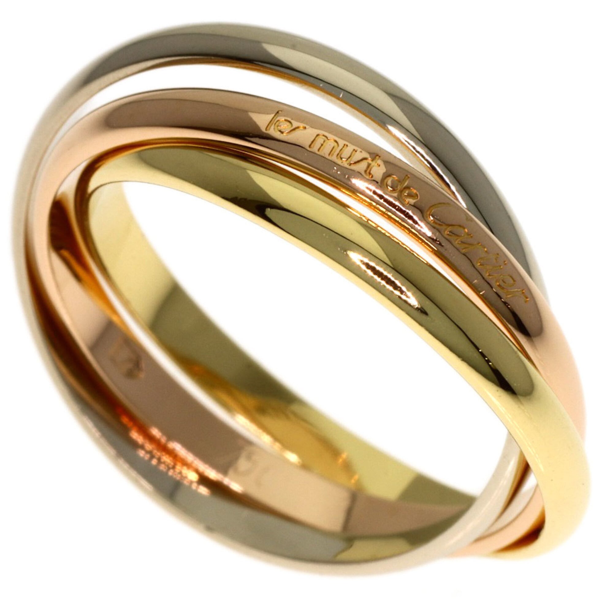 Cartier Trinity Ring - 18K Yellow Gold/18K White Pink Gold Women\'s CARTIER