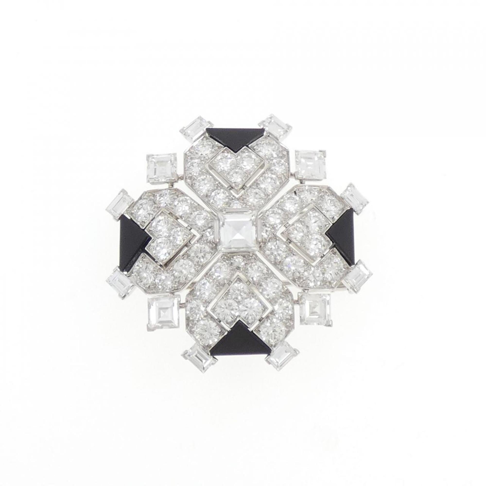 Cartier Geometry and Contrast Brooch