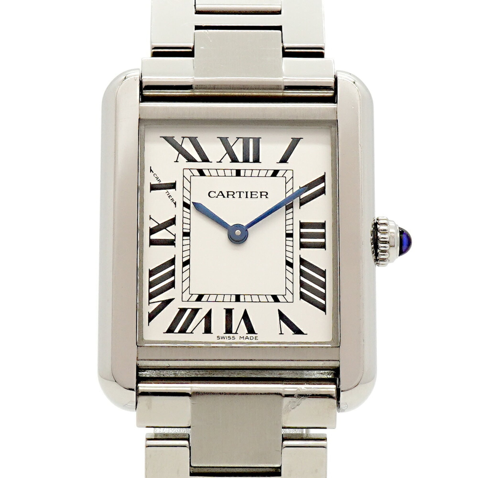 Cartier Tank Solo SM W5200013 Silver Dial Women\'s Watch