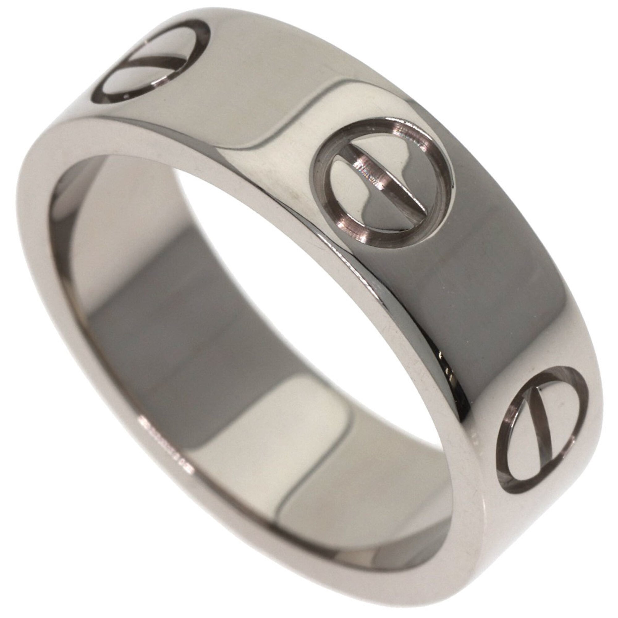 Cartier Love Ring #49, 18K White Gold, Women\'s Ring, CARTIER