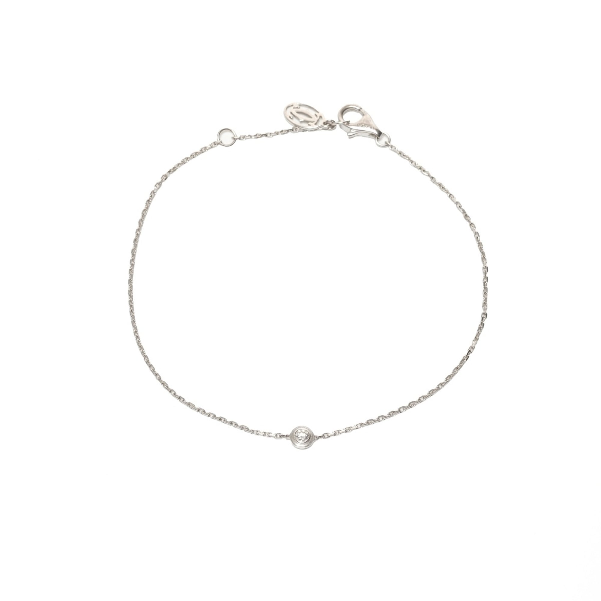 Cartier d\'Amour bracelet, PGI Au750 white gold silver.