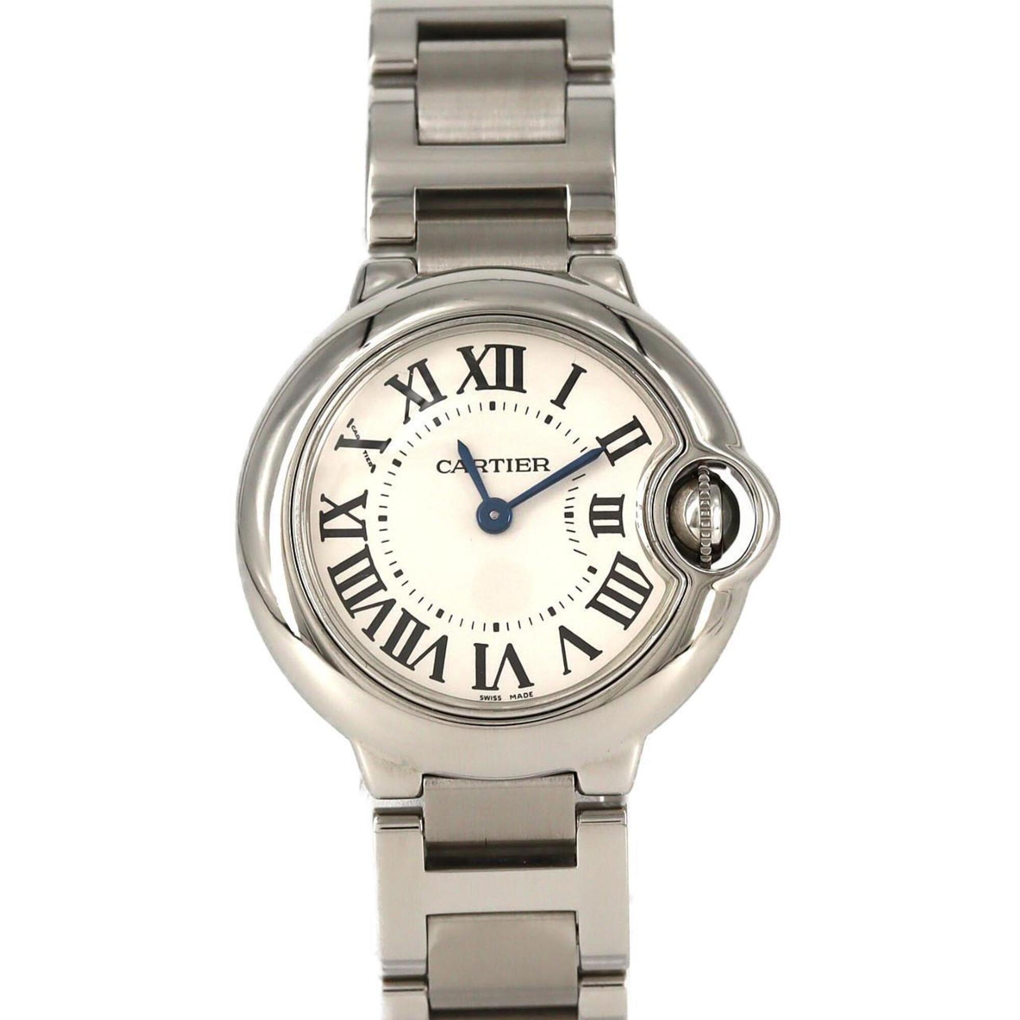 Cartier Ballon Bleu SM W69010Z4 SS Quartz Watch