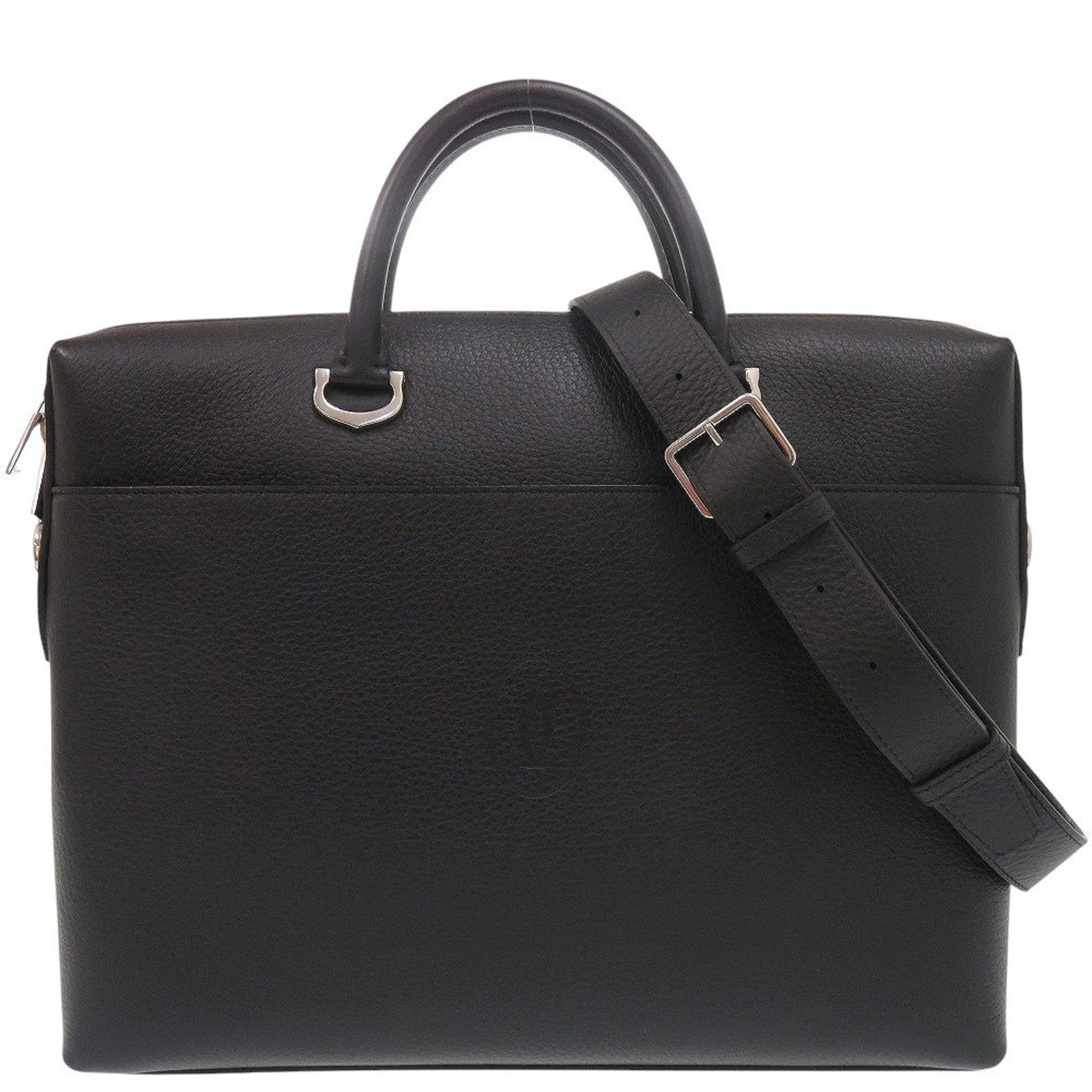 Cartier Must de Small Briefcase L1002395 Calfskin Black Handbag 2-Way Shoulder Bag 0178CARTIER Men\'