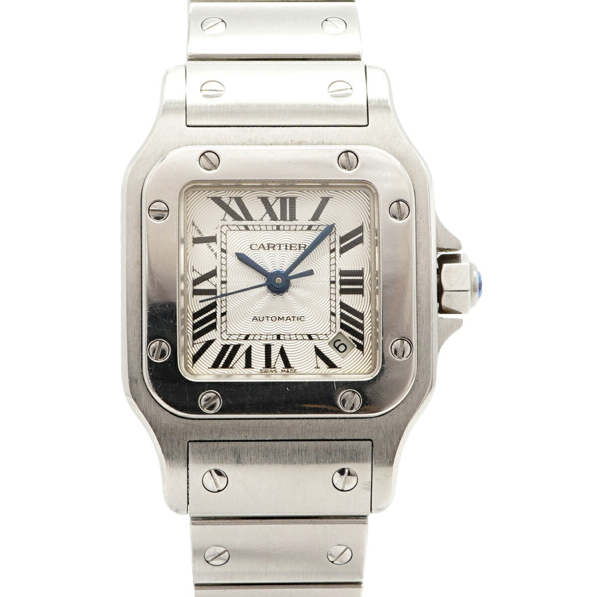 Cartier Santos Galbee SM W20054D6 Silver Dial Women\'s Watch
