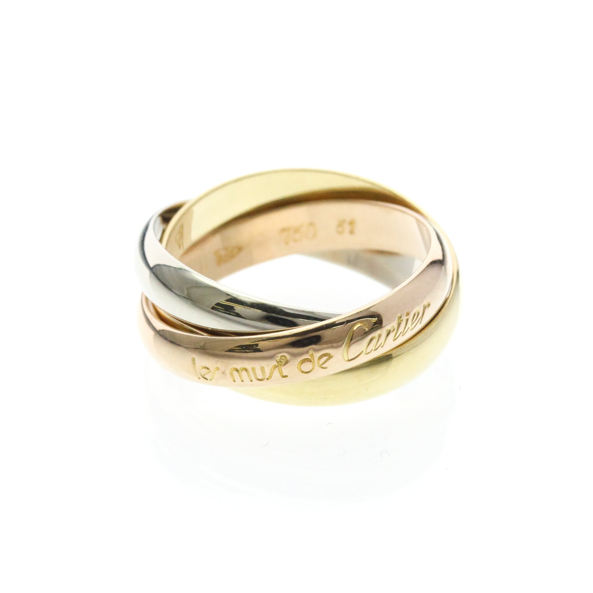 CARTIER Trinity Ring Yellow Gold (18K),Pink Gold (18K),White Gold (18K) Polished