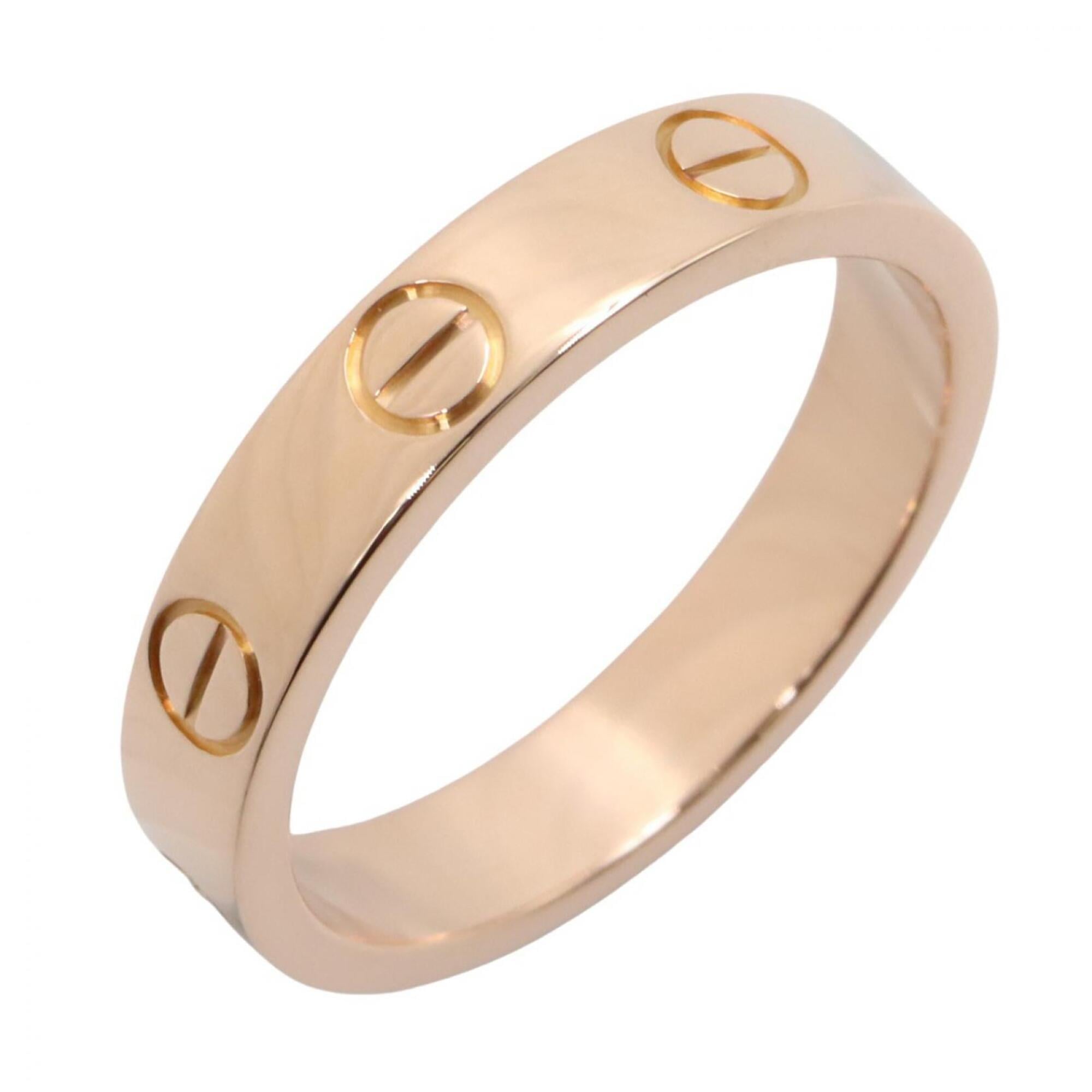 Cartier Mini Love Ring, 18K Pink Gold (PG), Women\'s Tone, B4085200