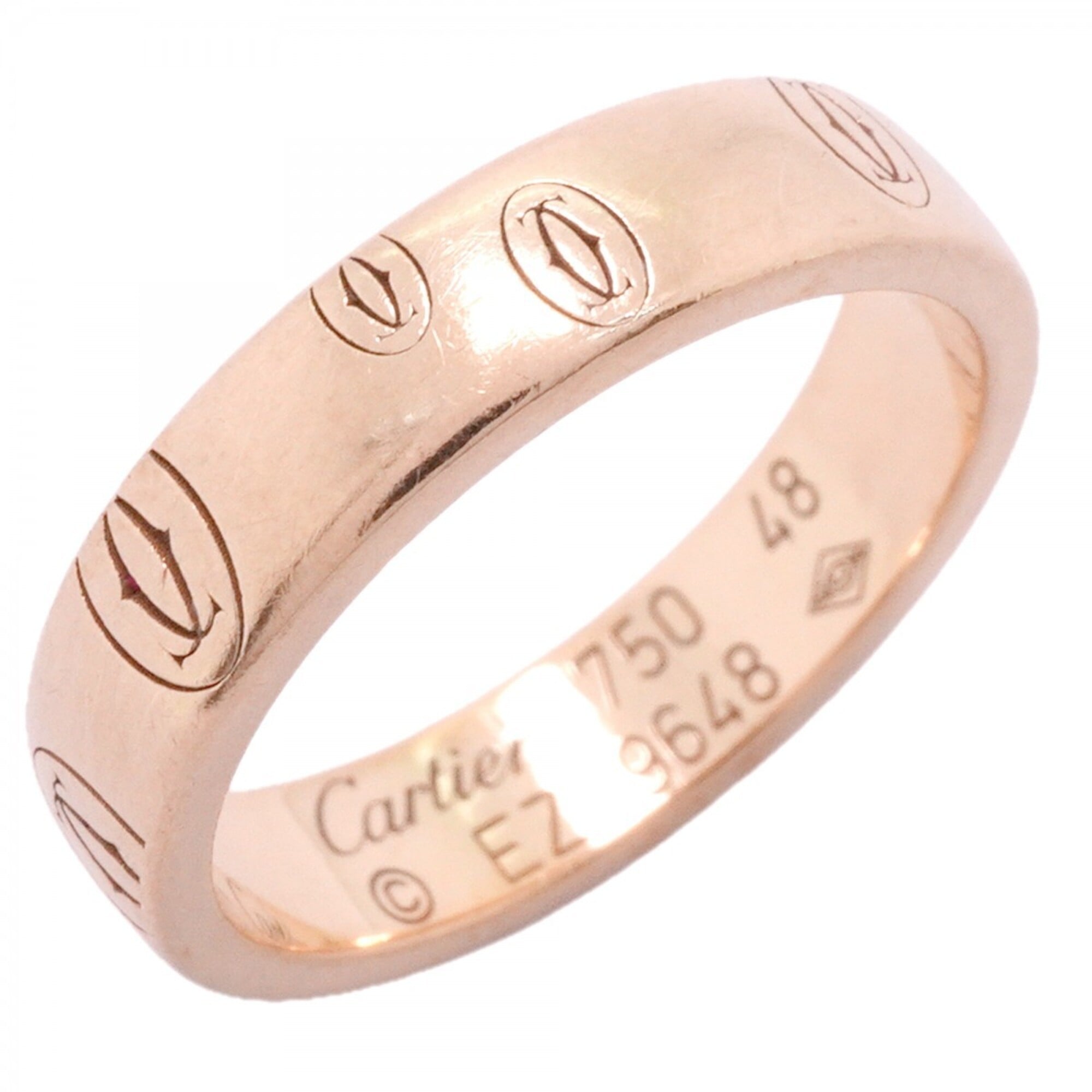 Cartier Happy Birthday Ring, 18K Pink Gold, Size 48, Ladies\', P3025455
