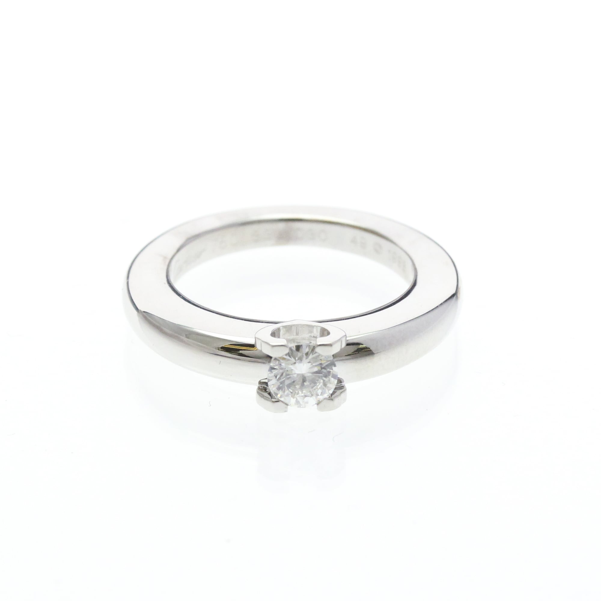CARTIER Cartier C De Cartier Diamond Ring White Gold (18K) Polished